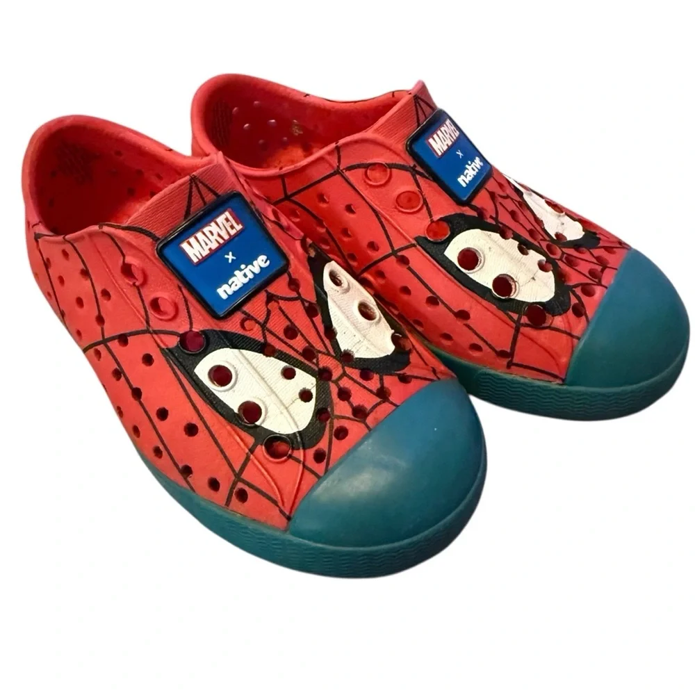 Kids Marvel x Native Spider-Man Water Shoes size 7
